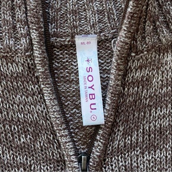 Soybu Women's Knit Brown Long Sleeve Sweater Dress • XS • NWT - Picture 5 of 7